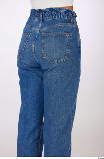 Suleika casual dressed high waist loose jeans thigh 0006.jpg